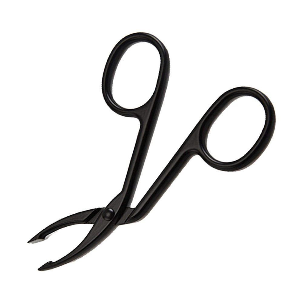 1/2pc Curved Eyebrow Scissors Tweezers - Professional Eyebrow Scissor, Curved Eyebrow Tweezers | Facial Hair Plucker Curved Scissors, Lightweight Nose Hair Cutter Remover for Men Women Adults