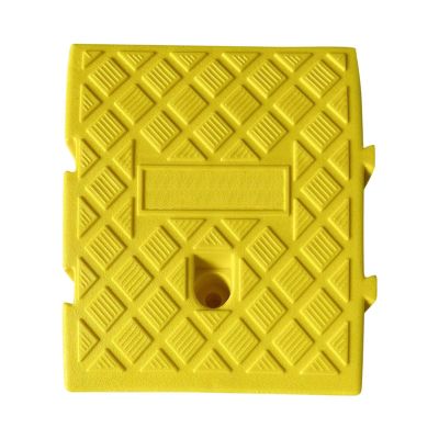 1/2 Car Curb Ramp - Rubber Kerb Ramps, Heavy Duty Threshold Ramps | Heavy Duty Pvc Curb Ramp Portable, Lightweight Threshold Ramp for Driveway Loading Dock Sidewalk Scooter Motorcycle