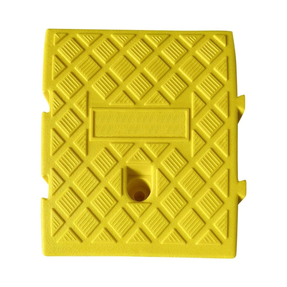 1/2 Car Curb Ramp - Rubber Kerb Ramps, Heavy Duty Threshold Ramps | Heavy Duty Pvc Curb Ramp Portable, Lightweight Threshold Ramp for Driveway Loading Dock Sidewalk Scooter Motorcycle