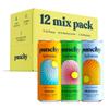 Punchy Drinks - Mixed Case of Mango, Mexican Lime & Blueberry, Everyday Hydration, Lightly Sparkling, Electrolytes, Vitamins, Real Fruit, Support Immunity, Caffeine Free, Low Calorie - 12 x 330ml view 1