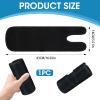 tinshow Upper Arm Sleeve Compression Bicep Tendonitis Brace Comfortable Adjustable Elbow Support Wrap for Men Women Pain Relief Muscle Strains Inflammation Arthritis Injury Recovery (Black) view 2