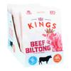 Kings - Beef Biltong - Rib Eye Flavour - High Protein Snacks, Marinated and Cooked Meat - Bulk Box of 12 x 25 g Packs view 1