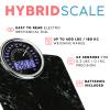 Adamson Hybrid 2-in-1 Analog & Digital Weighing Scale for Body Weight up to 400lbs + Thick Tempered Glass + Extra Large Display + Easy to Read Digital Bathroom Scale + New Version - Marble Black view 2