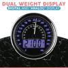 Adamson Hybrid 2-in-1 Analog & Digital Weighing Scale for Body Weight up to 400lbs + Thick Tempered Glass + Extra Large Display + Easy to Read Digital Bathroom Scale + New Version - Marble Black view 3
