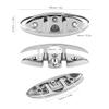 5 Inch Folding Flip Cleat, 316 Stainless Steel Dock Deck, Metal Marine Cleats Suitable for Marine Use view 3