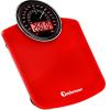 Adamson Hybrid 2-in-1 Analog & Digital Weighing Scale for Body Weight up to 400lbs - Thick Tempered Glass - Extra Large Display - Easy to Read Digital Bathroom Scale - New Version - Red view 1
