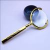 Handheld Metallic Material Stainless Steel Hd Old Man 20X for Reading Crafts Repair Magnifier,Metallic charitable view 2
