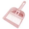 Hand Dustpan and Broom Set, Portable Mini Broom and Dustpan Set, Compact for Table and Cabinet (Nordic Pink) view 4