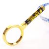 10X, High Definition, Easy to Carry, Generous Appearance, Handle Metal Handle, Old Man Reading Optical Magnifier, Gold, 80 * 165mm charitable view 2