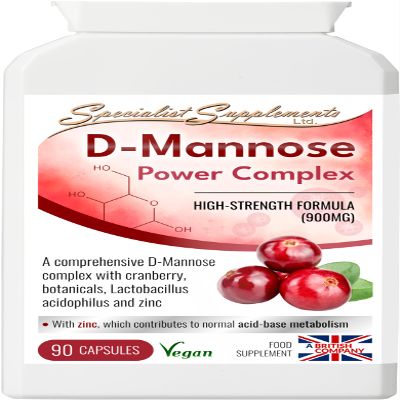 Specialist Supplements D-Mannose Power Complex, 90 Capsules
