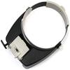 Lightweight Head-Mounted with 4 Groups of Adjustable Lenses with Led Lights for Reading, Newspaper, Watch Repair/1Cps charitable view 4