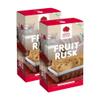 Atul Bakery Rusks (200 Gram) - Semi Hard Toast Rusk - Highly Nutritive Biscuits  Crispy & Crunchy Wheat Toasted Bread Cracker Rusk - Perfect Tea Time Companion Cookies (Pack of 2, Rusk Fruit) view 1