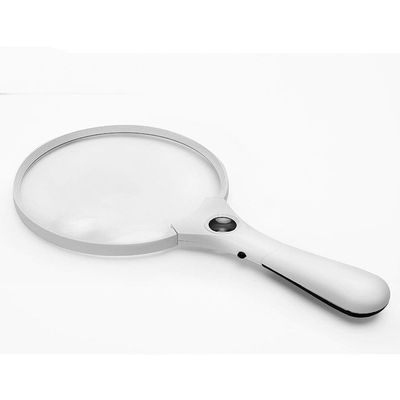 with 3 high-brightness LED lights, 137mm, hand-held illuminated, high-definition lightweight, black and white, Compatible with various purposes charitable