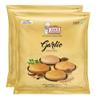 FreshCart Basics Atul Bakery Khakhra Various Flavours (200 Gram) - Crispy Delicious Bite - Traditional Gujarati Khakhra - Enjoy At Tea Time - Easy to Carry Anywhere (Pack of 2, Khakhra Garlic) view 1