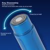 Electric Beard Trimmer and Shaver Wide Application Quick Labor Saving Electric Compact for Travel (Blue) view 2