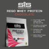 Science In Sport REGO Whey Protein Powder | Muscle Building & Recovery with BCAA Amino Acids | Chocolate Flavour, 1.35 kg, 45 Servings view 2