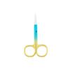 dijiusidy Nail Cuticle Nippers Stainless Steel Scissors Wear-Resistant Waterproof Trimming Tool Handheld Household Accessory, Spray Blue Gold view 1