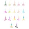 dijiusidy Nail Cuticle Nippers Stainless Steel Scissors Wear-Resistant Waterproof Trimming Tool Handheld Household Accessory, Spray Gold view 3