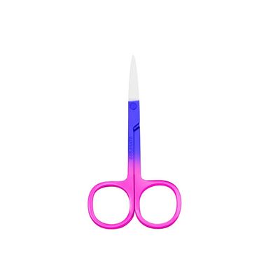 dijiusidy Nail Cuticle Nippers Stainless Steel Scissors Wear-Resistant Waterproof Trimming Tool Handheld Household Accessory, Spray Blue Pink