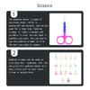 dijiusidy Nail Cuticle Nippers Stainless Steel Scissors Wear-Resistant Waterproof Trimming Tool Handheld Household Accessory, Spray Blue Pink view 2