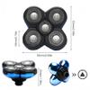 5 Razor Heads Replacement Electric Shaver Blades Bald Shaving Tool Head and Face Electric Shaver Head view 2