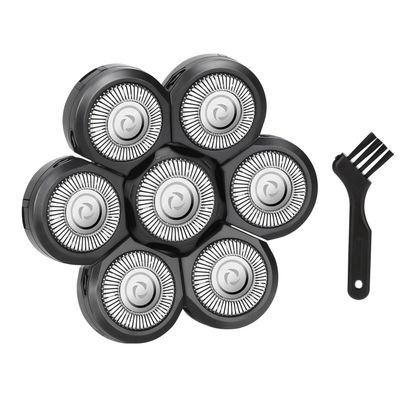 Wanocean 7 Blade Replacement Head, Universal 7 Blade Head for Bald Men Replacement, Easy Install Shaver Head for Wet&Dry Bald and Face for Birthday Father's Day Gifts