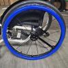 1 Pair Wheelchair Push Rim Covers, Silicone Hand Push Cover Rear Wheel Push Ring Protective Cover, Improve Grip and Traction view 1