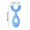 Toothbrush for Children with Easy handling 360 Degree Toothbrush Kids Toothbrush with Gentle Cleaning Action Child Toothbrush with Rounded Bristle Tips u Shaped Toothbrush view 2