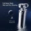 Electric Razor for Men, Electric Face Shaver for Men USB Rechargeable Magnetic Suction Cutter Head Shaving Machine Waterproof Beard Trimmer view 3