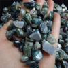 100g Natural Green Moss Agate Tumbled Stones Bulk Crystal Chakra Balanc view 3