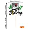Rsstarxi Soccer Cake Topper for Sports Theme Birthday Party Decorations view 2