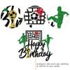 Rsstarxi Soccer Cake Topper for Sports Theme Birthday Party Decorations view 3