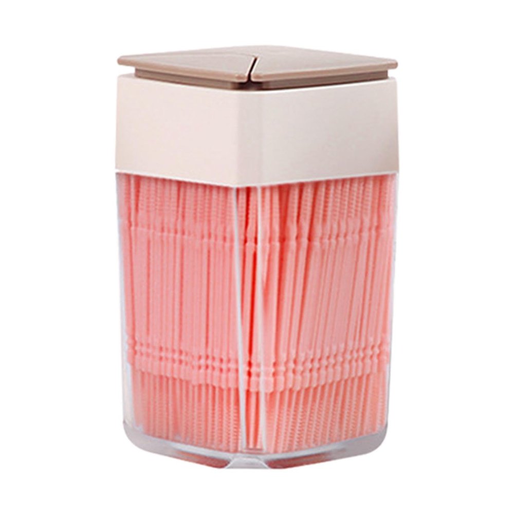Tooth Picks with Bristles, Bendable Toothpicks, Bristled Toothpicks, Dual End Teeth Care Tooth Picks, Bendable Toothpicks, Toothpicks with Transparent Box, Toothpicks for Banquet