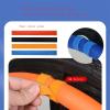 1Pair Wheelchair Push Rim Covers, Wheelchair Push Rim Protective Cover,Rear Wheel Sports Wheelchair Cover, Silicone Hand Push Cover-Improve Grip and Traction (Color : D) view 4