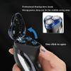Electric Razor for Men, Wet Dry Electric Shaver for Men Rotary Beard Electric Razor Shaving Machine Grooming Kit Rechargeable LCD Display view 3