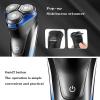 Electric Razor for Men, Wet Dry Electric Shaver for Men Rotary Beard Electric Razor Shaving Machine Grooming Kit Rechargeable LCD Display view 4