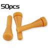 iFutniew 50Pcs Chicken Plucker Fingers, Rubber Hair Removal Stick Poultry Feather Plucking Picker for Duck Quail Goose Easy Install Easy to Use Yellow view 3