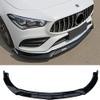 Car Front Bumper,Compatible with Mercedes -Benz CLA CLA 35 CLA180 CLA200 CLA250 CLA45 2020 2021,Spoiler view 1