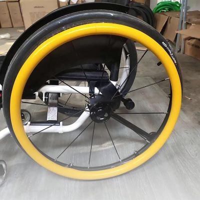 Wheelchair Push Rim Covers,Wheelchair Rim Grips,Non-Slip Wear-Resistant,Wheelchair Handrim Covers,for Improve Grip and Traction (Color : F, Size : 24in)