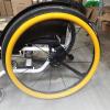 Wheelchair Push Rim Covers,Wheelchair Rim Grips,Non-Slip Wear-Resistant,Wheelchair Handrim Covers,for Improve Grip and Traction (Color : F, Size : 24in) view 1
