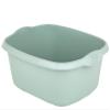 12L Washing Up Bowl Plastic Kitchen Basin Sink Mixing Cutlery Tidy Rectangular (Silver Sage) view 1