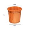 UYDJAKX Bucket For Foot Bath,Sauna Accessories Sauna Bucket Water Bucket,Handmade Wooden Footbath Tubs,Foot Relaxing Barrel Present vision hopeful Star of Light view 4
