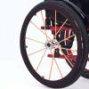 24Inch Wheelchair Rear Wheel Cover Protective Sleeve Wheelchair Push Rim Covers Wheelchair Rear Wheel,Black view 1
