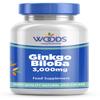 Ginkgo Biloba 3000mg (360 Tablets) from Woods Supplements | Packed with flavonoids and terpenoids | Gingko Biloba Extract Whole herb Equivalent 3000mg | Suitable for Vegetarians & Vegans view 1