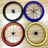 Wheelchair Push Wheel Covers,Wheelchair Push Rim Covers, 24-Inch Rear Wheel Sports Wheelchair Cover, Silicone Hand Push Cover, Wear-Resistant, Improve Grip and Traction (Color : C) view 4