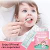 Baby Mouth Cleaner | Flexible Gentle Tongue | 30 Soft Oral Cleaning Stick | Tongue Cleaner Skim Gauze, Comfortable and Portable Oral Tongue Gauze Gum Cleaner Stick for Tooth Baby Mouth Cleaner | Fl view 4