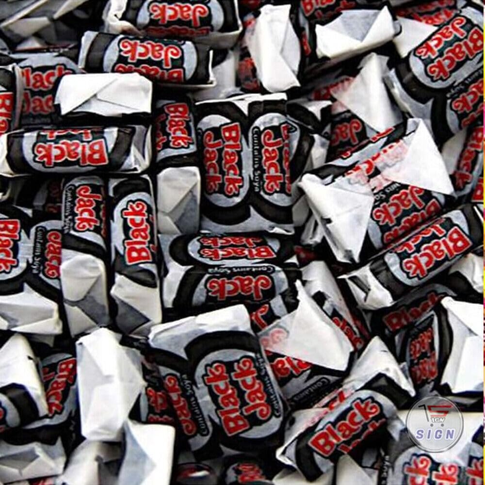 Baratt Fruit Salad, Black Jack Chews - Individually wrapped Retro Sweets Bag (2kg, Black Jack)