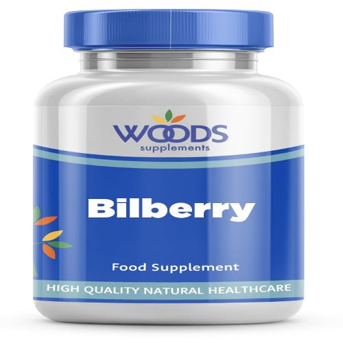 Bilberry 250mg (360 Tablets) from Woods Supplements | Bilberry is Highly Nutritious and Packed with flavonoids | Eye Support | Suitable for Vegetarians & Vegans | Highly Concentrated Formula