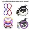 24Inch Wheelchair Rear Wheel Cover Protective Sleeve Wheelchair Push Rim Covers Wheelchair Rear Wheel,Light Pink view 4