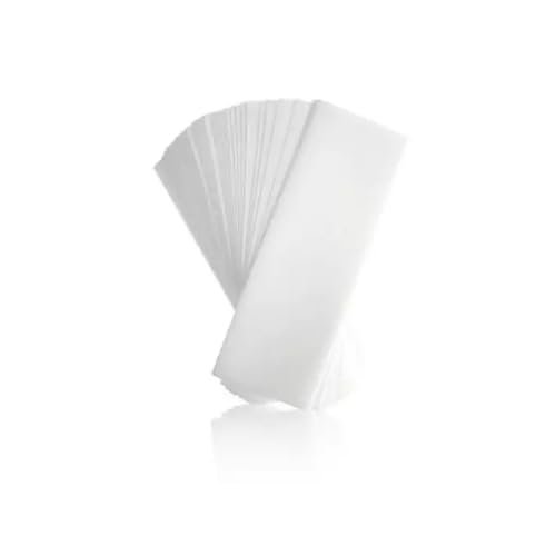 Generisch Pack of 100 Fleece Strips for Hair Removal - High-Quality Wax Removal Strips for Salon & Home, Universal, Durable